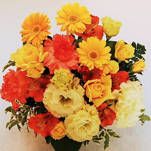 アレンジ 黄橙系